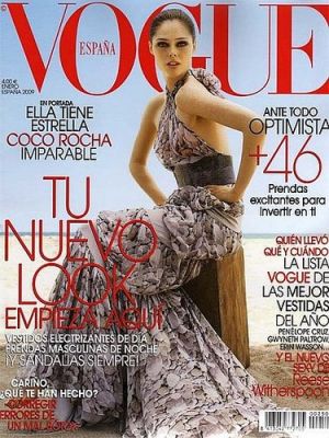 Vogue magazine covers - wah4mi0ae4yauslife.com - Vogue Espana January 2009 - Coco Rocha.jpg